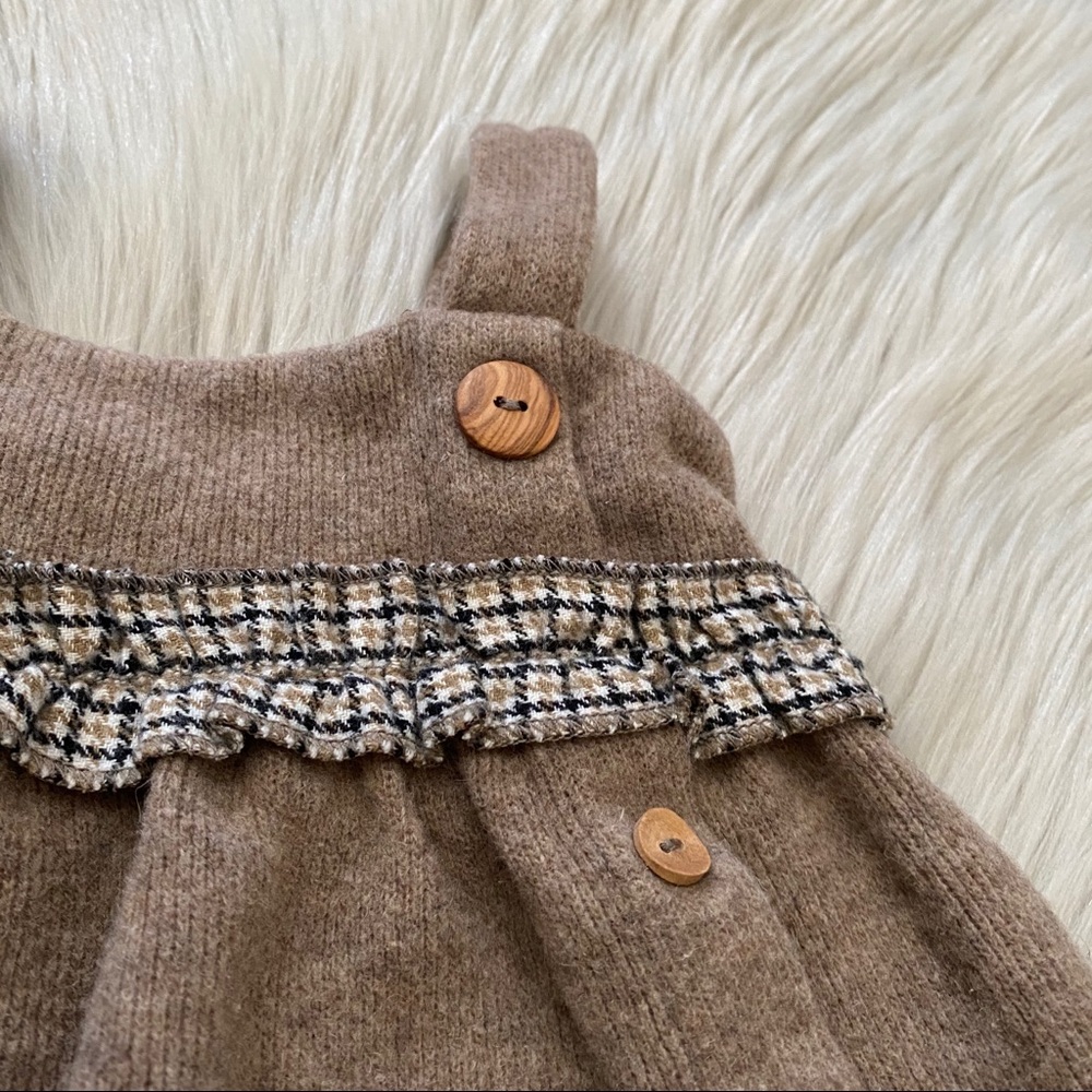ZARA Baby Wool Dress 9-12 Months - Picture 3 of 4